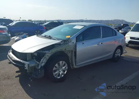 2012 Honda Civic Lx z USA, uszkodzony, nr VIN 2HGFB2F56CH573568